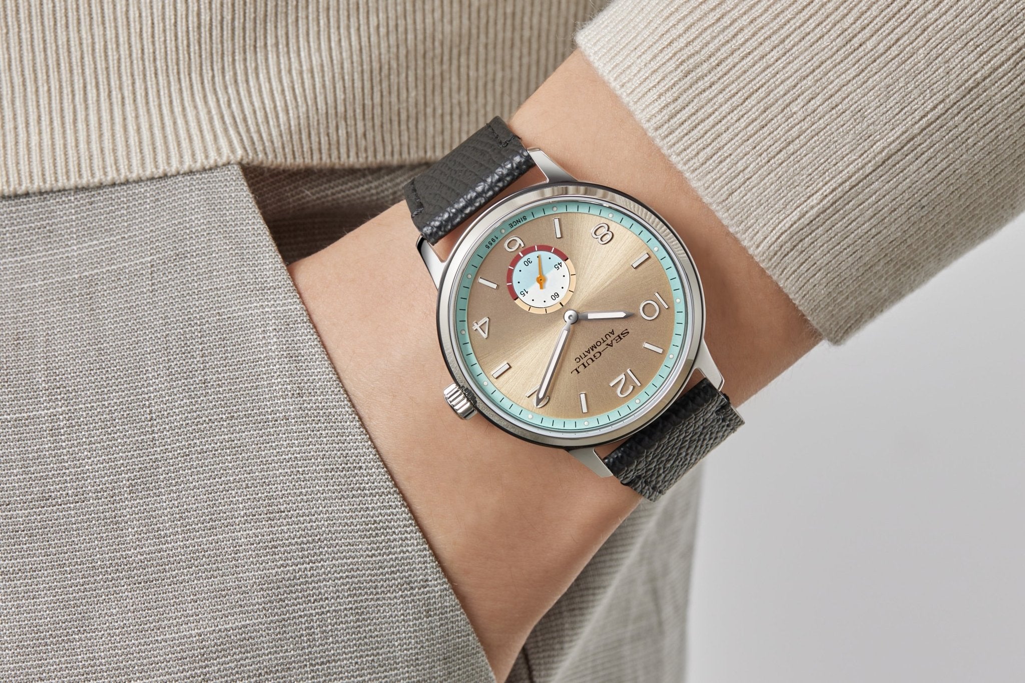 Small Second | Horizon Sunburst | 40mm - Sea-Gull Watch Official Store