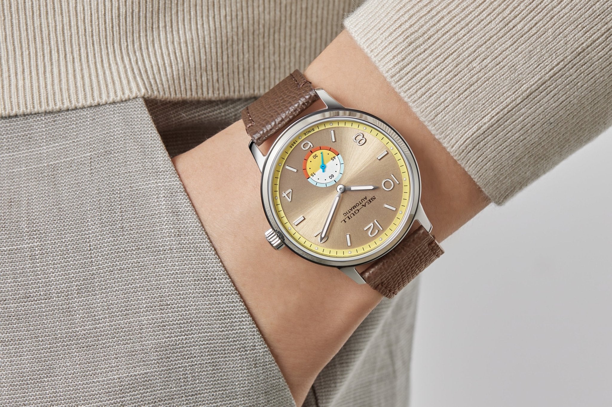 Small Second | Horizon Sunburst | 40mm - Sea-Gull Watch Official Store