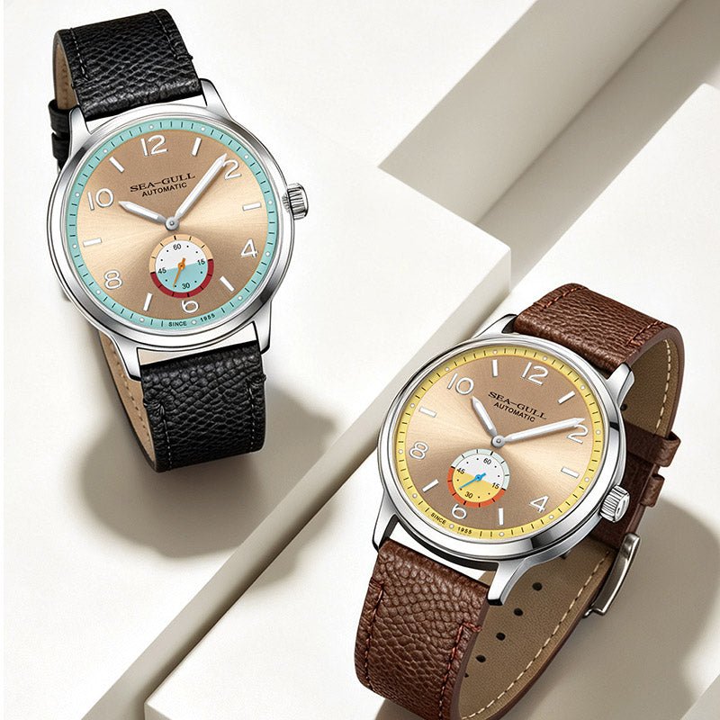 Bauhaus | Small Second | Horizon Sunburst | 40mm - Sea-Gull Watch Official Store