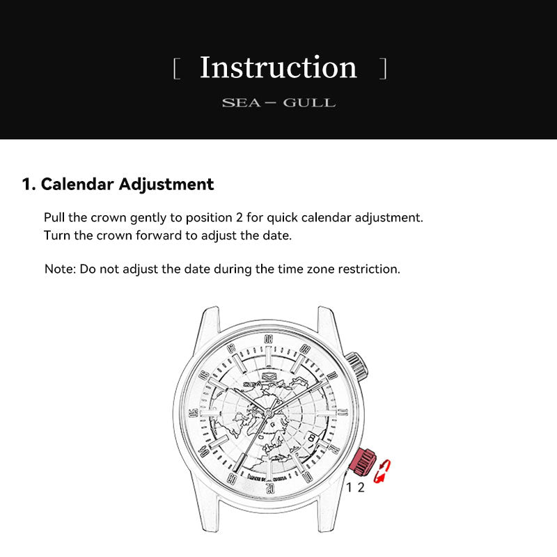 GMT | Dual Time Zone | Calendar | 40mm