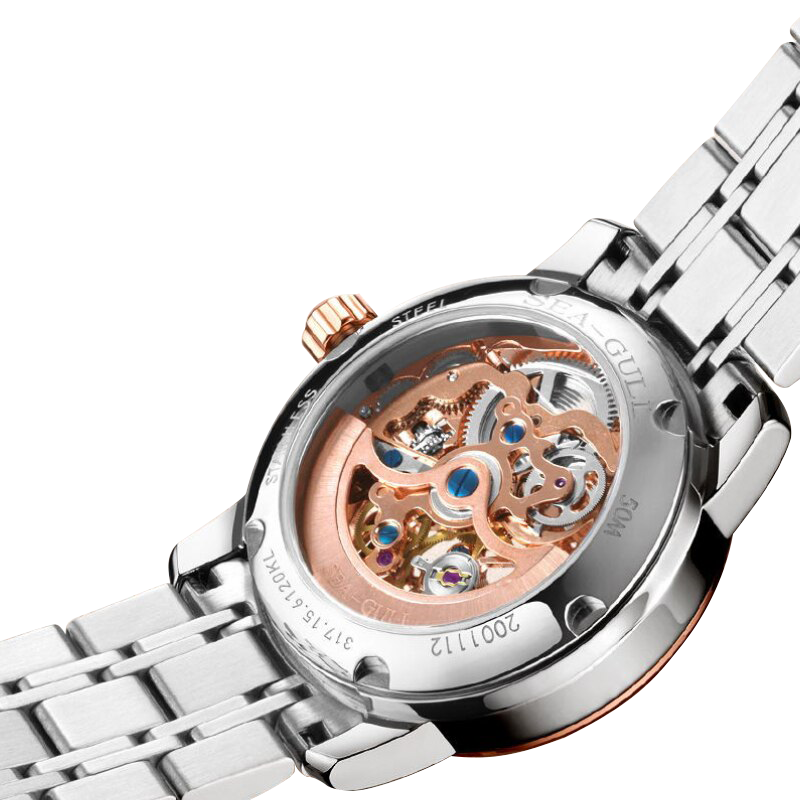 Fashion | Skeleton | Diamond-Embedded | 34mm