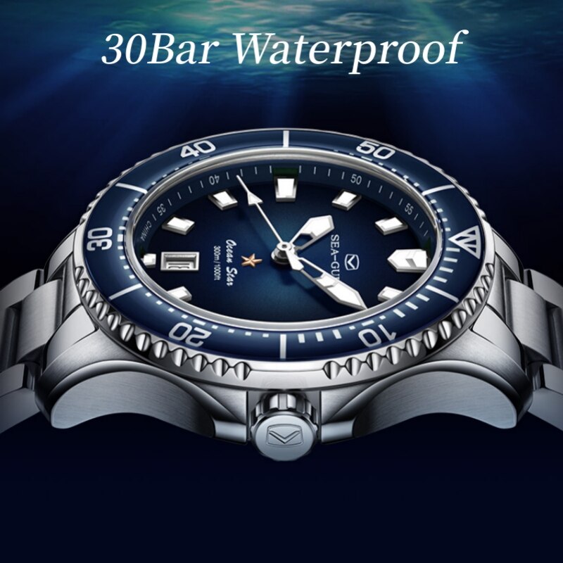 Dive | Ocean Star | 300M Waterproof | Luminous | Calendar | 44mm