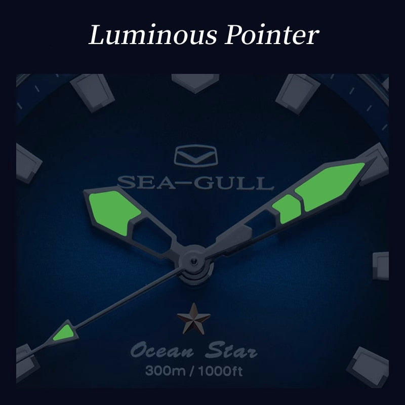 Dive | Ocean Star | 300M Waterproof | Luminous | Calendar | 44mm