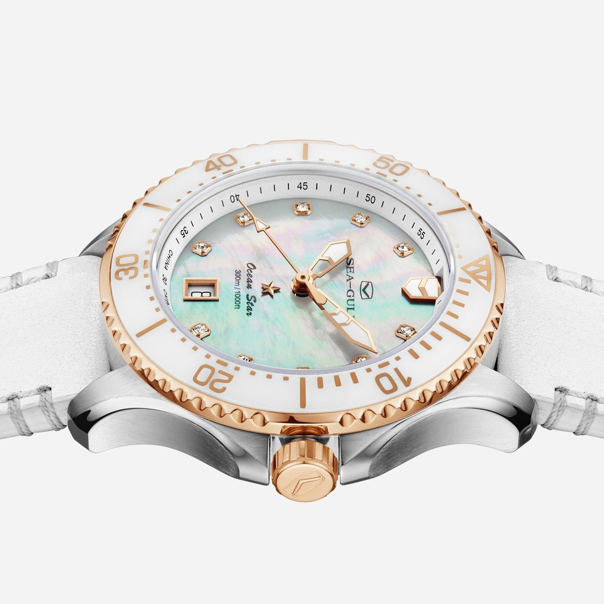 Ocean Star | Mother-of-Pearl Dial | Luminous | 300m Waterproof | 40mm