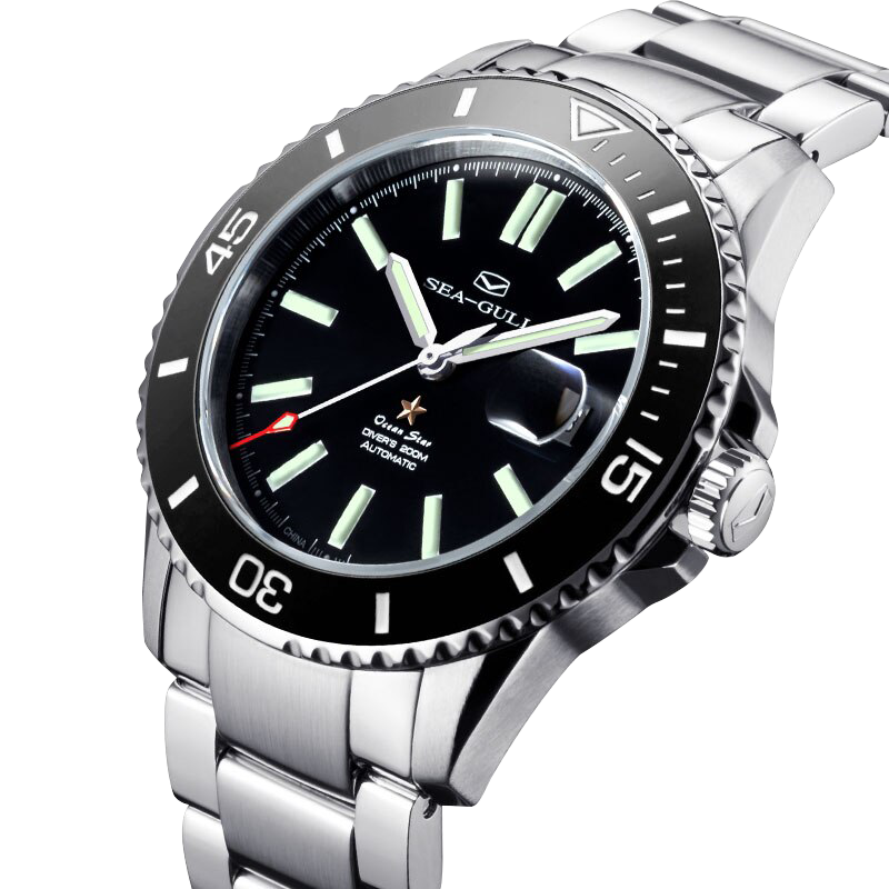 Ocean Star | 200M Waterproof | Ceramic Bezel | Luminous | Calendar | 44mm