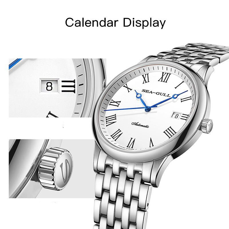 Business | Roman Numeral | Calendar | 39mm