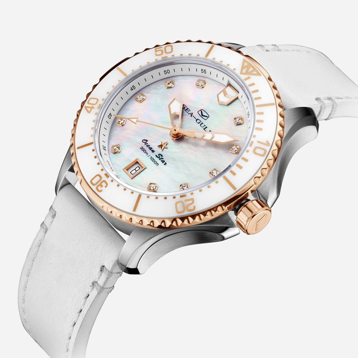 Ocean Star | Mother-of-Pearl Dial | Luminous | 300m Waterproof | 40mm