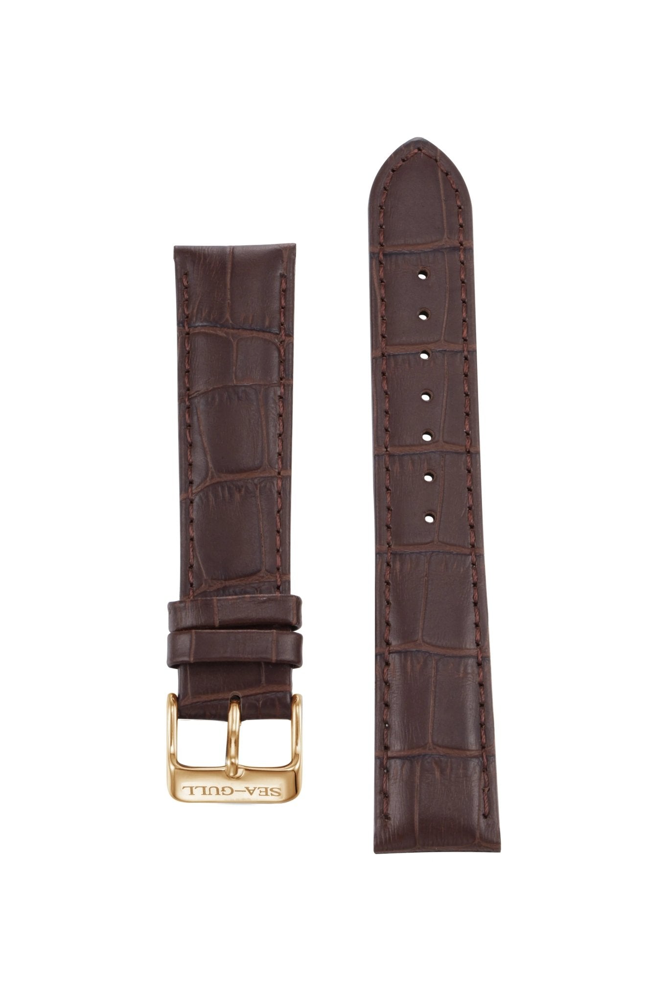 Leather Strap | Original | Pin Buckle | 16mm-22mm - Sea-Gull Watch Official Store