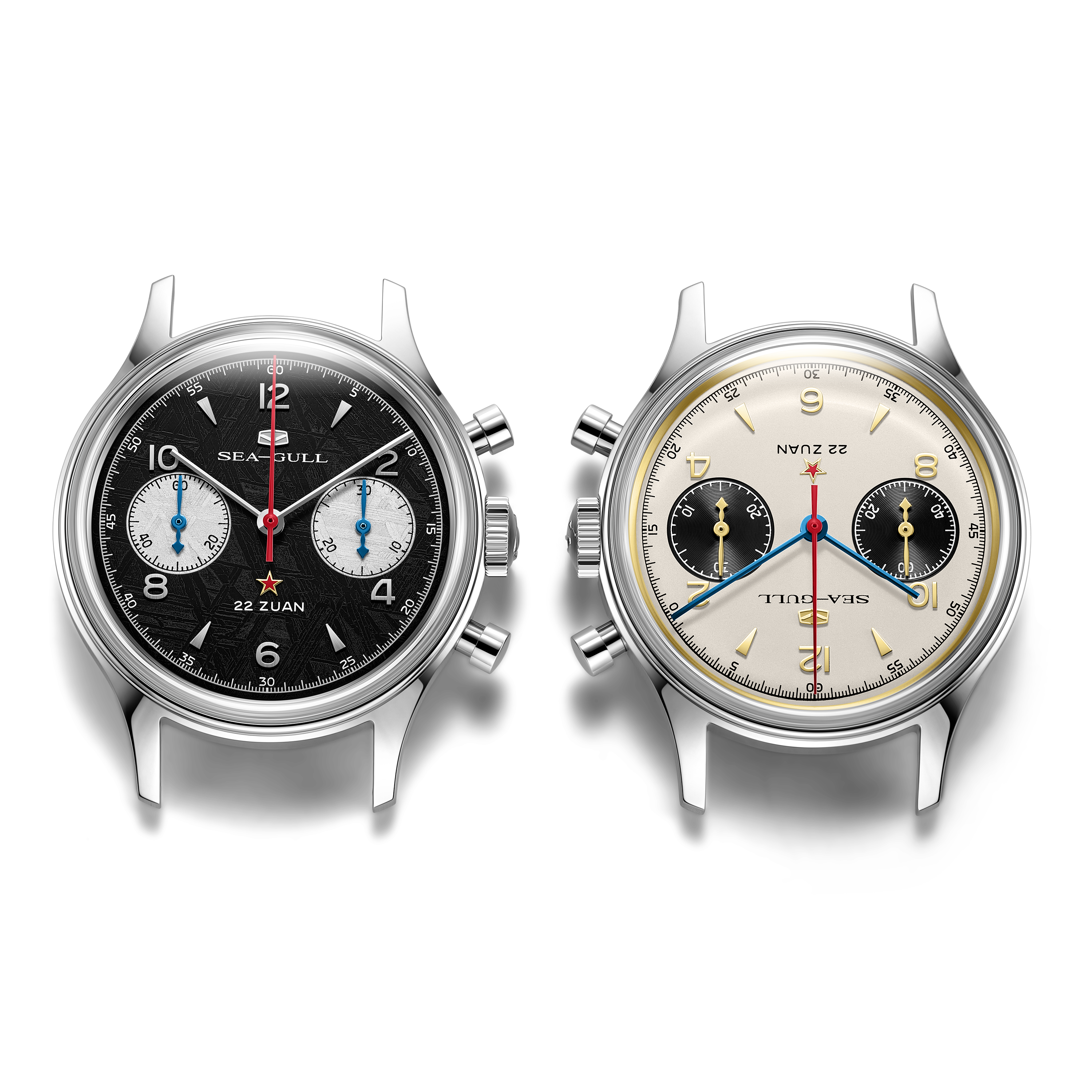 Seagull 1963 Series | Premium Edition | Panda Eye | Vintage Chronograph | 37.3mm